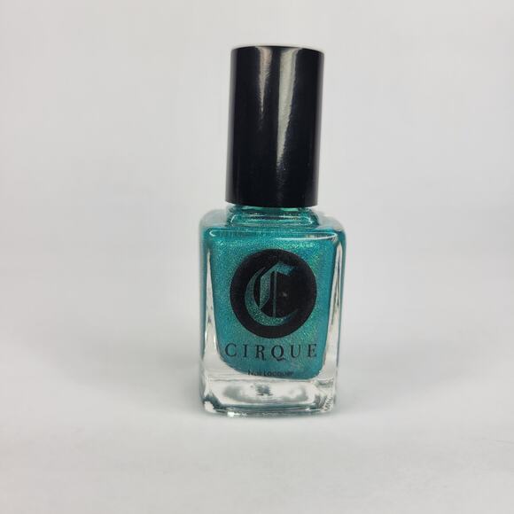 Cirque Nail Polish "Cerrillos" NEW Blue Glitter Shimmer Holo Iridescent Lacquer - Picture 3 of 8